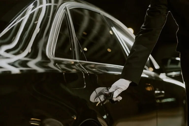 Private airport transfer car and driver